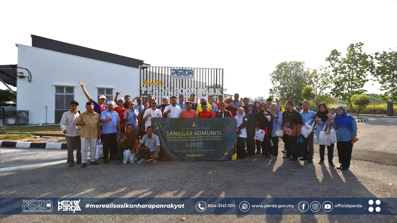 Lawatan Pejabat Daerah dan Tanah Hulu Selangor & Seberang Perai Tengah ke PERDA Food Park